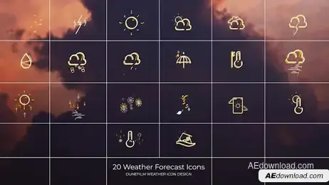 Weather Forecast Freebies template preview