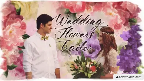 Wedding Flowers Trailer Freebies template preview