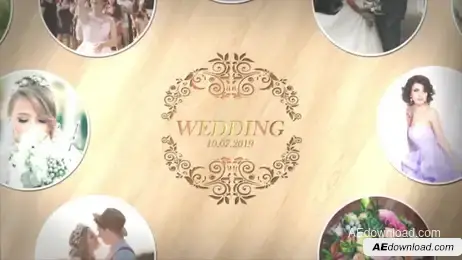 Wedding Photo Wall Freebies template preview