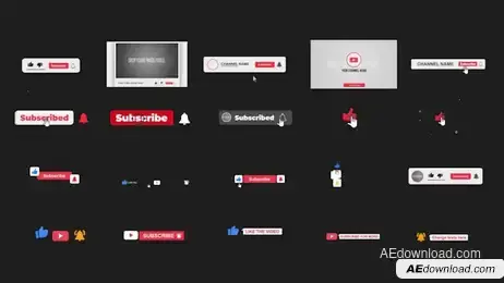 Youtube Subscriber Pack Freebies template preview