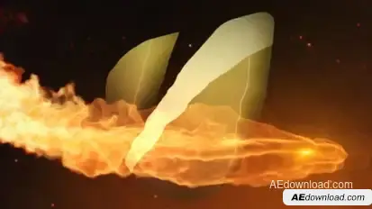 Dragon Born Logo Intro Video Displays template preview