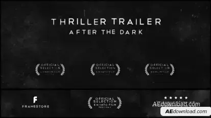 Drama | Thriller - Movie Trailer Video Displays template preview