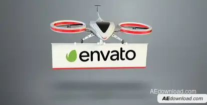 Drone Logo Video Displays template preview