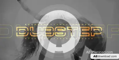Dubstep Logo Video Displays template preview