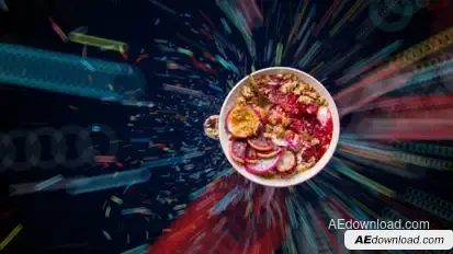 Dynamic 4K Food Menu Video Displays template preview
