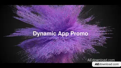 Dynamic App Promo 3 Video Displays template preview