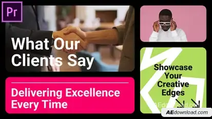 Dynamic Creative Multiscreen Slideshow MOGRT for Premier Pro Premiere Pro template preview