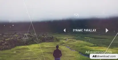 Dynamic Parallax Slideshow Video Displays template preview