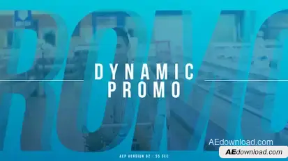 Dynamic Promo Premiere Pro template preview