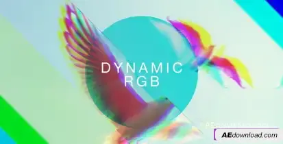 Dynamic RGB Slideshow – Videohive Video Displays template preview