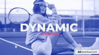 Dynamic Short Intro Video Displays template preview