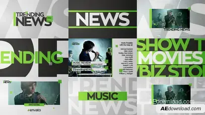 Dynamic Show Package Video Displays template preview