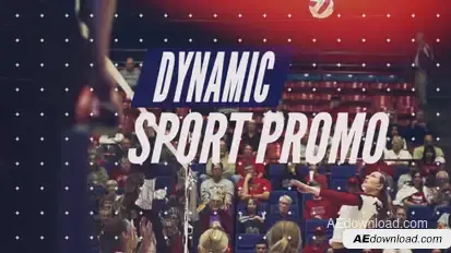 Dynamic Sport Promo Video Displays template preview