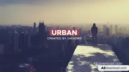 Dynamic Urban Intro Video Displays template preview