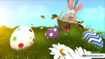 Easter Egg Easter template preview