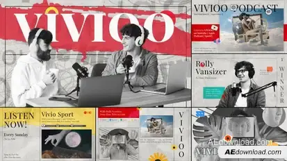 Editorial Podcast Opener Openers template preview