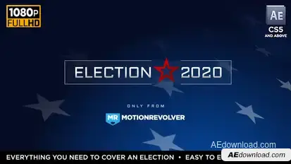 Election Essentials Video Displays template preview