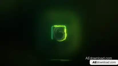 Electric Shockwave Logo Video Displays template preview