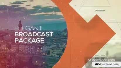 Elegant Broadcast Package Video Displays template preview