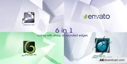 Elegant Glossy Identity Video Displays template preview