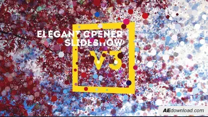 Elegant Opener I Slideshow V3 Video Displays template preview