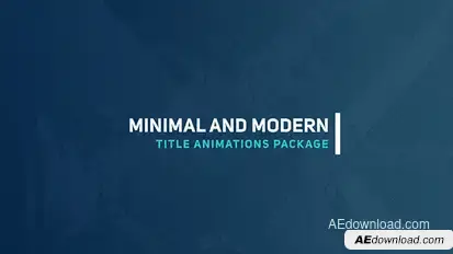 Elegant Titles 3 Video Displays template preview