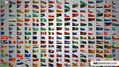 Element Flags Pack Video Displays template preview