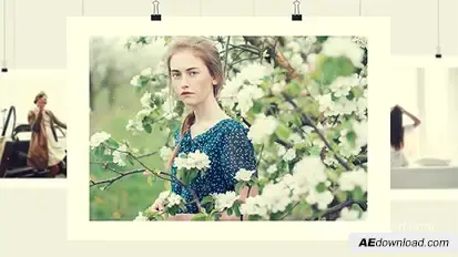 Emotional Minimal Slideshow Video Displays template preview