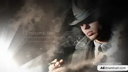 Emotional Reel Video Displays template preview