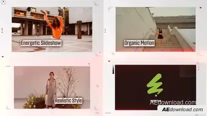 Energizing Slideshow Opener: Dynamic Photography Frames Intro for Premiere Pro Premiere Pro template preview