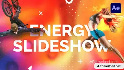 Energy Slideshow Video Displays template preview