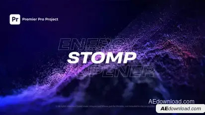 Energy Stomp Intro | for Premier Pro | MOGRT Premiere Pro template preview