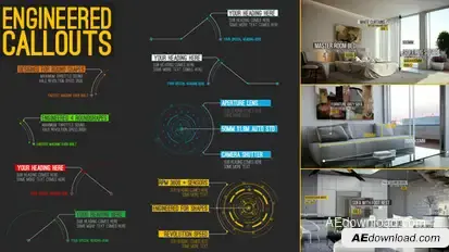 Engineered Call-Outs Video Displays template preview