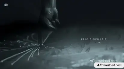 Epic Cinematic Title Video Displays template preview
