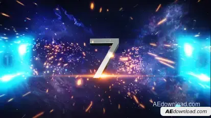 Epic Countdown Video Displays template preview