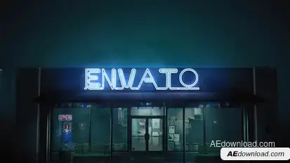 Epic Neon in The Street Video Displays template preview