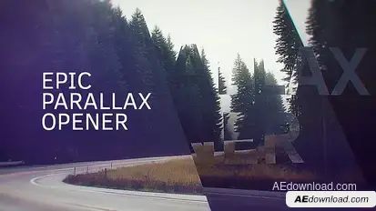 Epic Parallax Opener Video Displays template preview