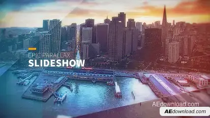 Epic Parallax Slideshow Video Displays template preview