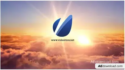 Epic Sky Logo Reveal Video Displays template preview