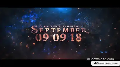 Epic Song - Teaser Video Displays template preview
