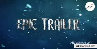 Epic Trailer Titles 6 Video Displays template preview