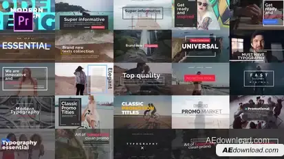 Essential Title V.2 Video Displays template preview