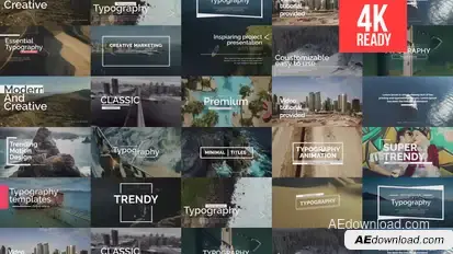 Essential Titles V.1 Video Displays template preview
