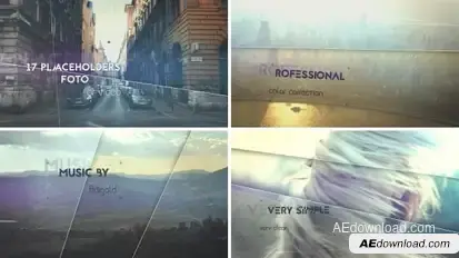 Event Modern Video Displays template preview