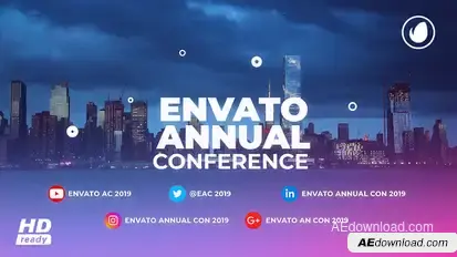 Event Promo / Conference Video Displays template preview