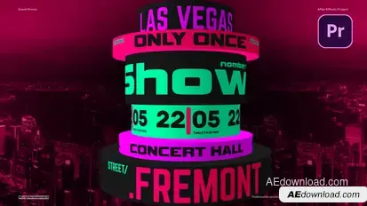 Event Promo - Text Animation Premiere Pro template preview