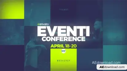 Eventi // Conference Promo Video Displays template preview