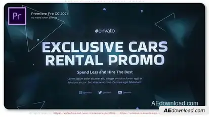 Exclusive Cars Rental Promo Premiere Pro template preview