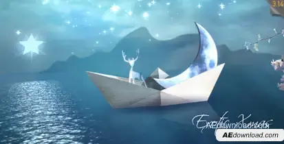 Exotic Christmas Video Displays template preview