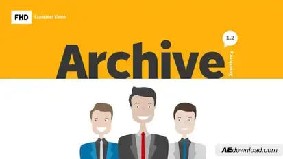 Explainer Video Displays template preview